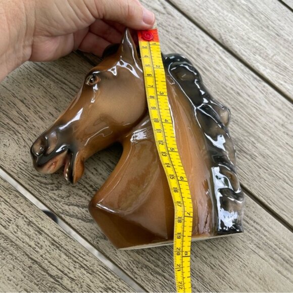 Ceramiche Boxer Equestrian Ceramic Horse Head Bust - Picture 5 of 5